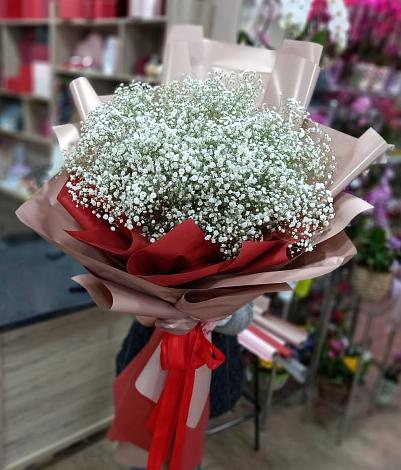 Букет цветов из: Гипсофила в Усть-Коксе