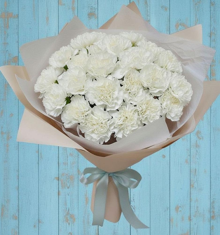 Букет цветов из: Гвоздики в Усть-Коксе