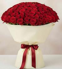Букет 101 Красная роза Милано в Усть-Коксе