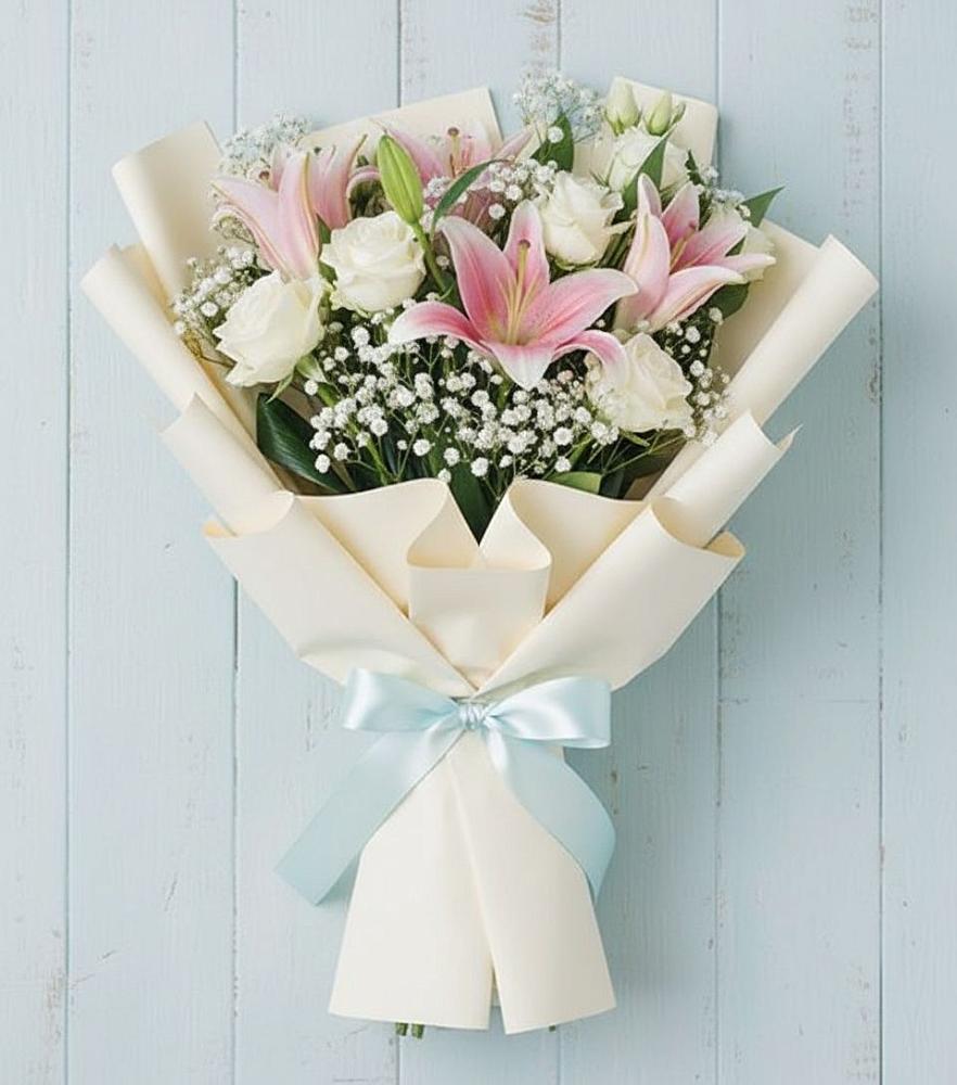 Букет цветов из: Лилии в Усть-Коксе