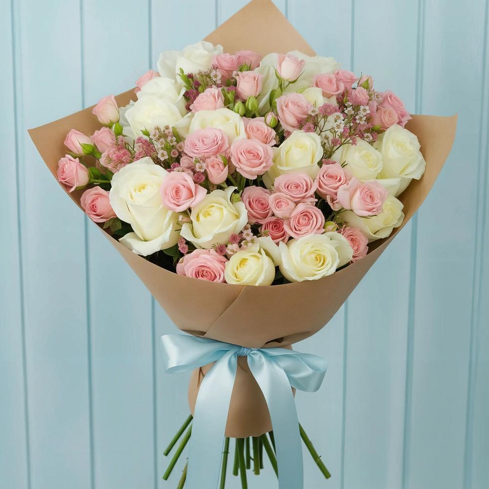 Букет цветов из: Розы в Усть-Коксе