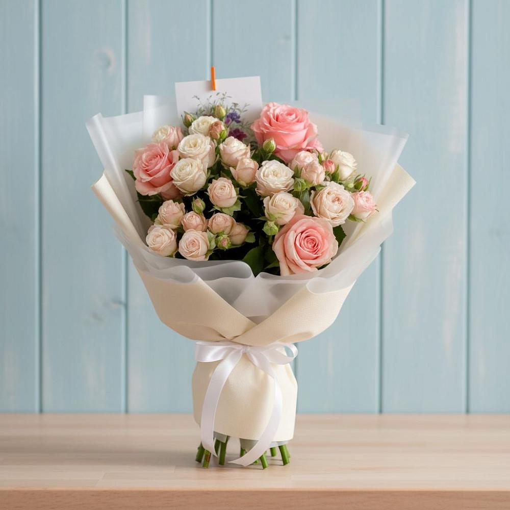 Букет цветов из: Розы в Усть-Коксе