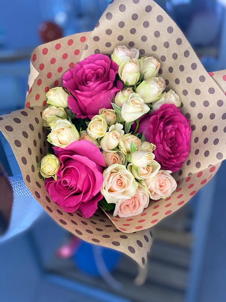 Букет цветов из: Розы в Усть-Коксе