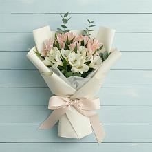 Букет цветов из:  Альстромерии в Усть-Коксе