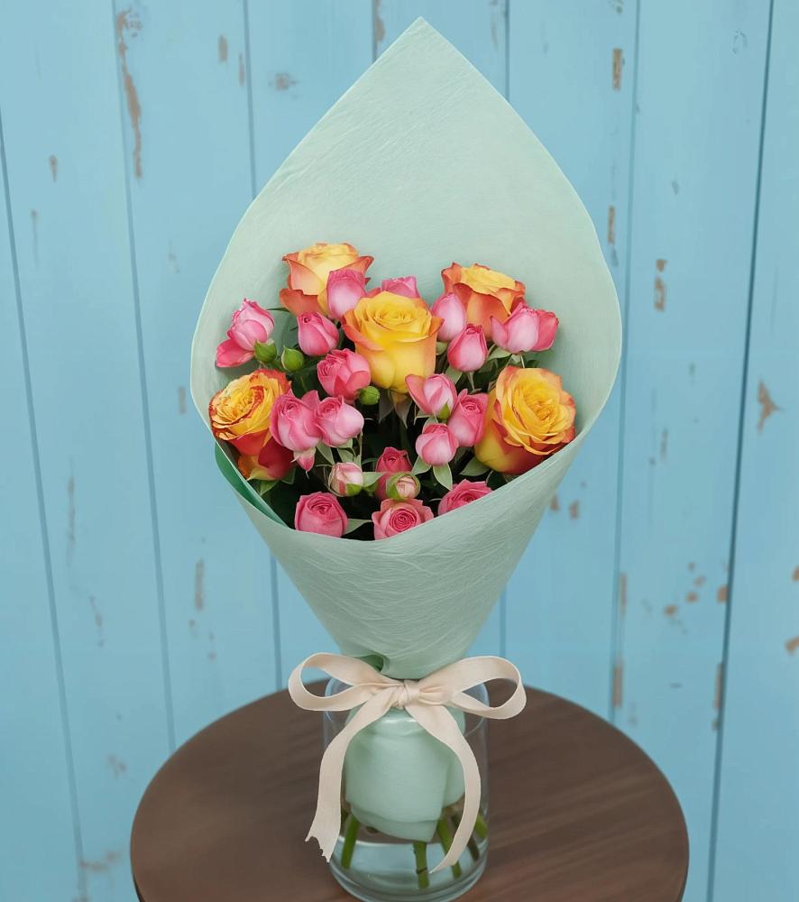 Букет цветов из: Розы в Усть-Коксе