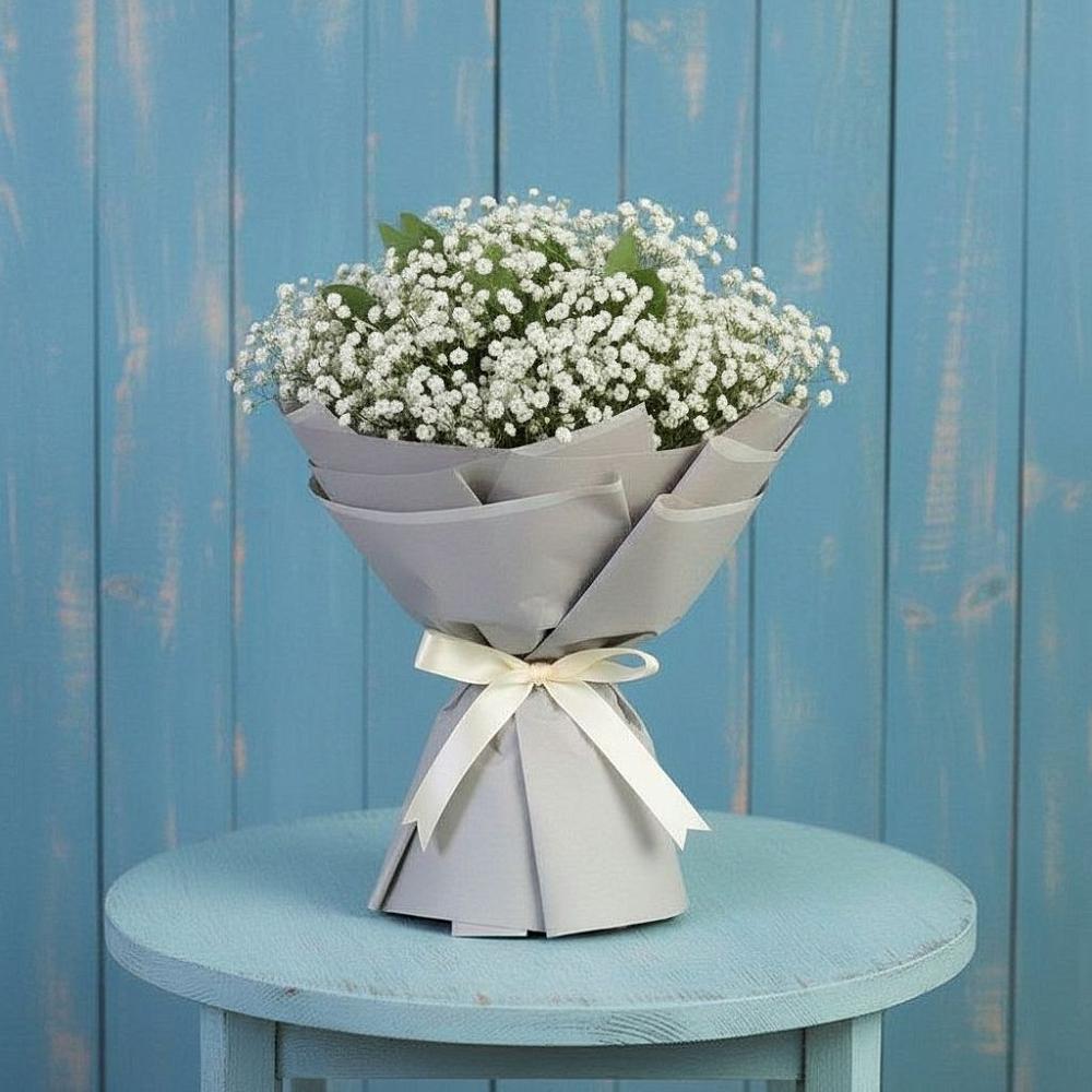 Букет цветов из: Гипсофила в Усть-Коксе