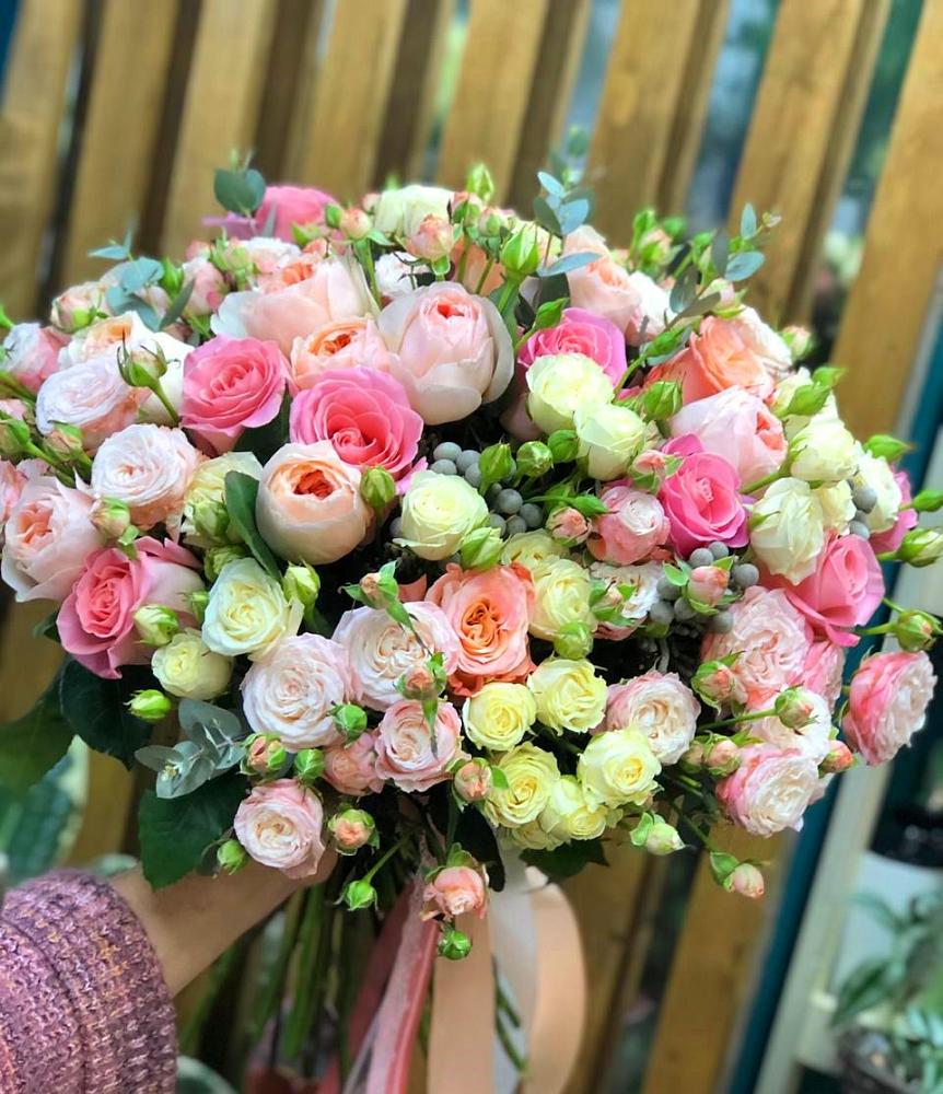 Букет цветов из: Розы в Усть-Коксе