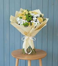 Букет цветов из:  Хризантемы и Розы #REPLACE_PRED# Усть-Коксе