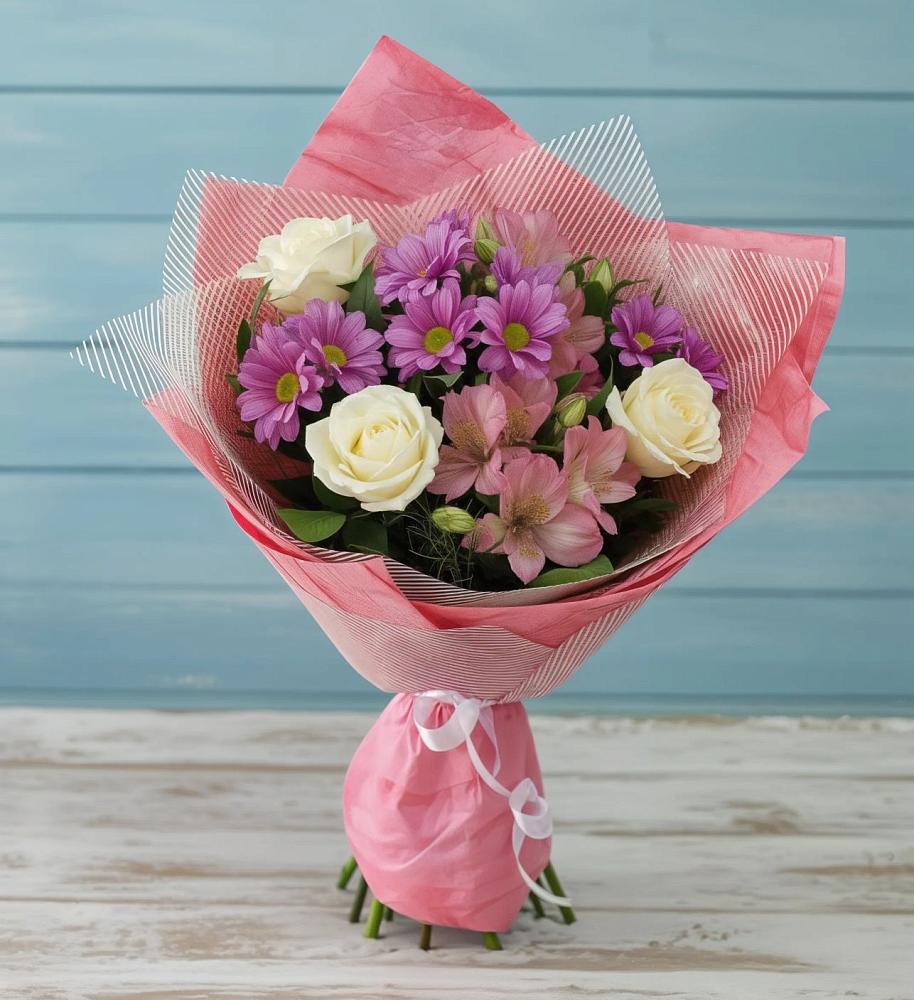 Букет цветов из: Герберы в Усть-Коксе